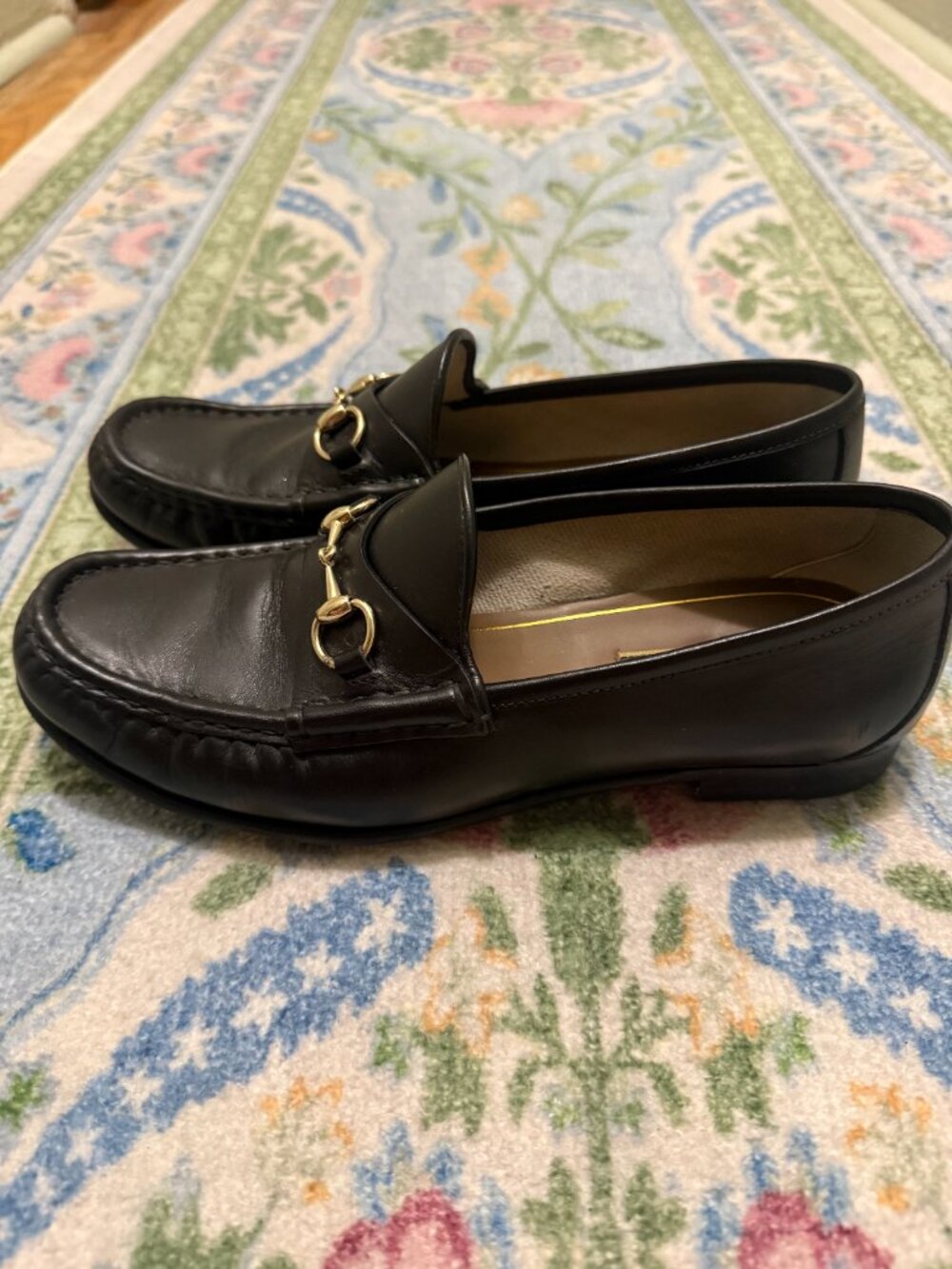 Gucci Horsebit Accent Leather Loafers - Picture 4 of 10